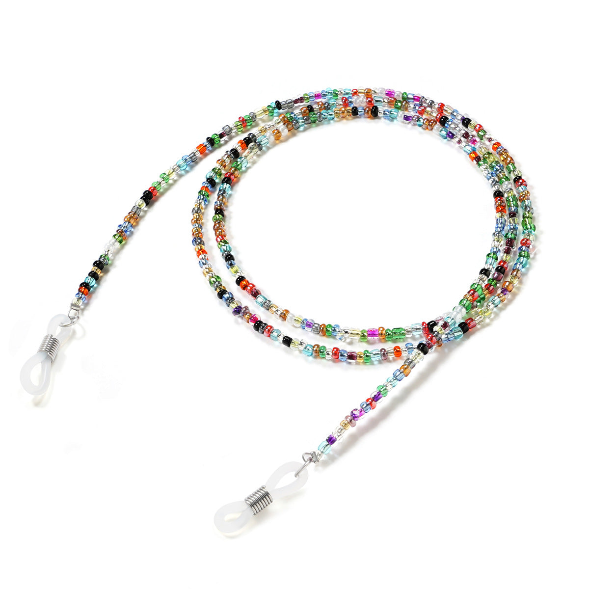 Eyeglass Strap Glasses Chains For Women Colorful Beaded Neck Strap Elegant Holder Chains Glasses Cord