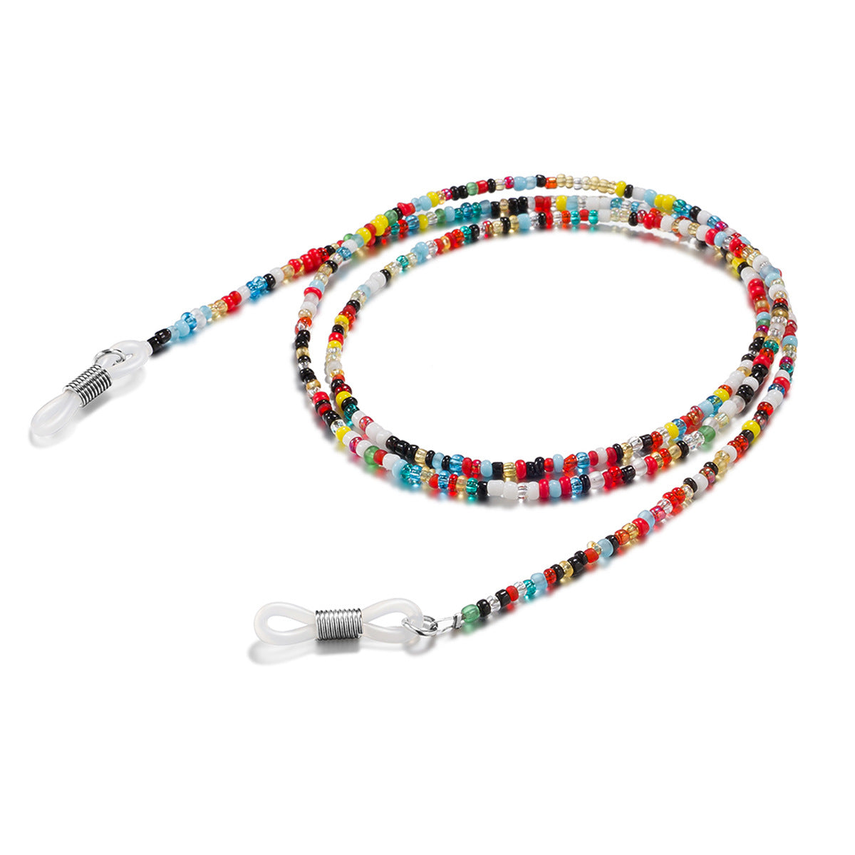 Eyeglass Strap Glasses Chains For Women Colorful Beaded Neck Strap Elegant Holder Chains Glasses Cord