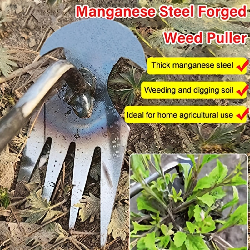 1pc, New Sharp And Durable With Root Weeding Tool For Home Garden Shovel, Backyard Loosening Farm Planting Weeding Gardens Weed Puller Manual Household Agricultural Tool Remover Weeding Loosening