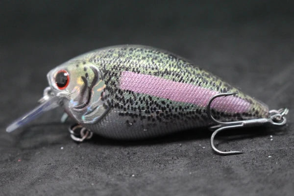 wLure Crankbait Fishing Lure 8.3cm 14.3g Square Bill Fat Body Wobbler 1 Meter Depth #4 Treble Hooks Assorted Colors C429