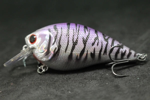 wLure Crankbait Fishing Lure 8.3cm 14.3g Square Bill Fat Body Wobbler 1 Meter Depth #4 Treble Hooks Assorted Colors C429