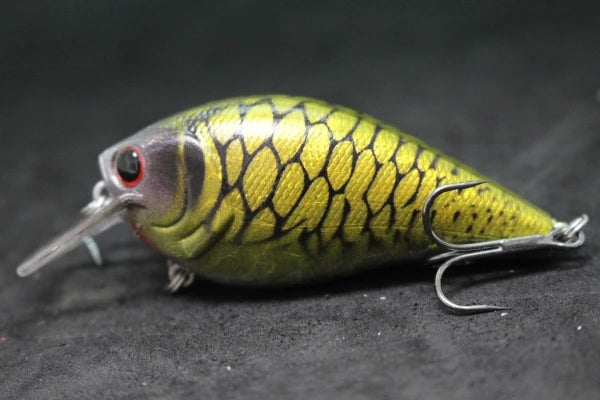 wLure Crankbait Fishing Lure 8.3cm 14.3g Square Bill Fat Body Wobbler 1 Meter Depth #4 Treble Hooks Assorted Colors C429