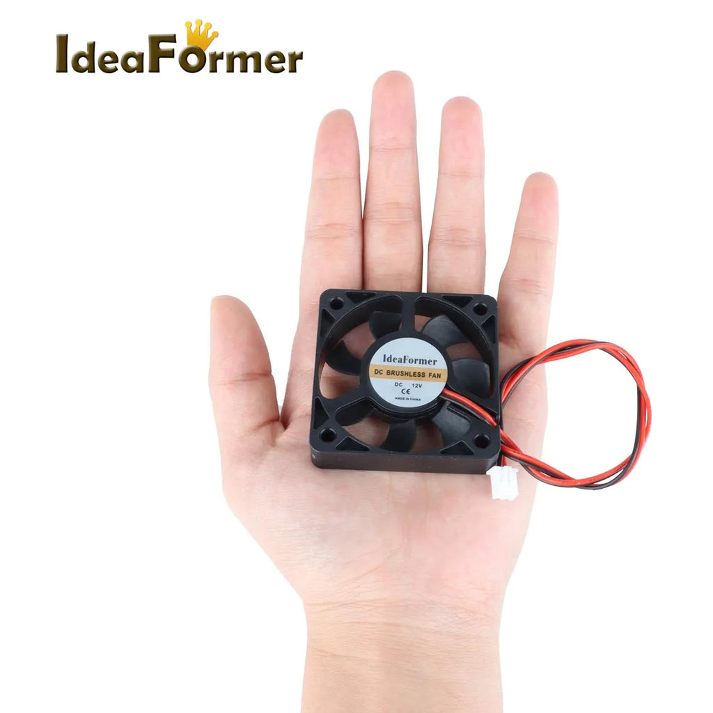 3D Printer Accessories Cooling Fan 5/12/24V 6015/5010/4010/3010/2510mm Fan Cooler Cooling Turbo Brushless Fans With 2Pin XH2.54