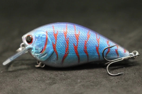 wLure Crankbait Fishing Lure 8.3cm 14.3g Square Bill Fat Body Wobbler 1 Meter Depth #4 Treble Hooks Assorted Colors C429