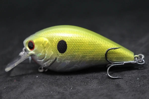 wLure Crankbait Fishing Lure 8.3cm 14.3g Square Bill Fat Body Wobbler 1 Meter Depth #4 Treble Hooks Assorted Colors C429