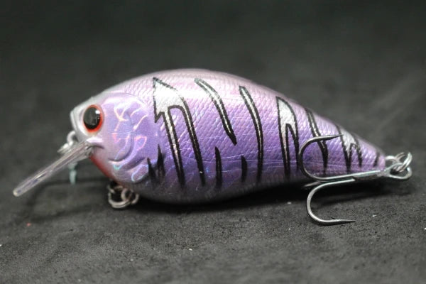 wLure Crankbait Fishing Lure 8.3cm 14.3g Square Bill Fat Body Wobbler 1 Meter Depth #4 Treble Hooks Assorted Colors C429