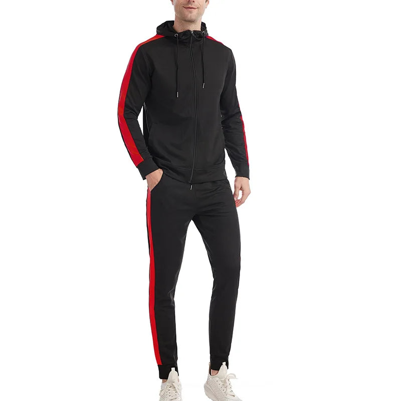 Free Shipping to the USA Fashion Men Sports Comfort Wear Traje Deportivo Tracksuits Soft Breathable Tracksuit Sets for Men
