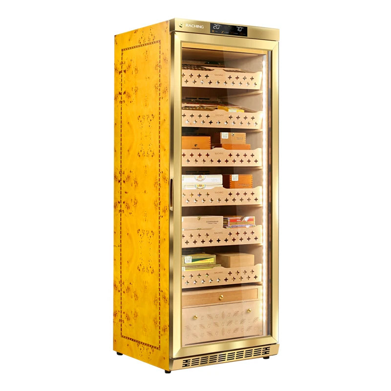 Ready to Ship Raching MON2800A Electric Cigar Humidor With Ammonia Removal Function Cigar Cabinet Accessories