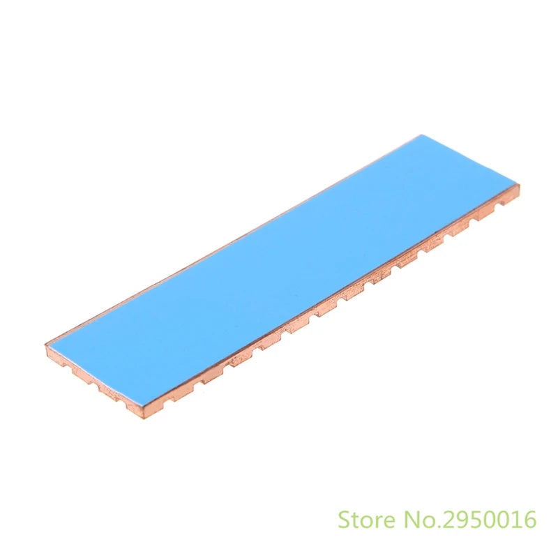 Copper Heatsink Cooler Heat sink Thermal Conductive Adhesive For M.2 NGFF 2280 PCI-E NVME SSD 67x18mm Thickness 1.5/2/3/4/6mm