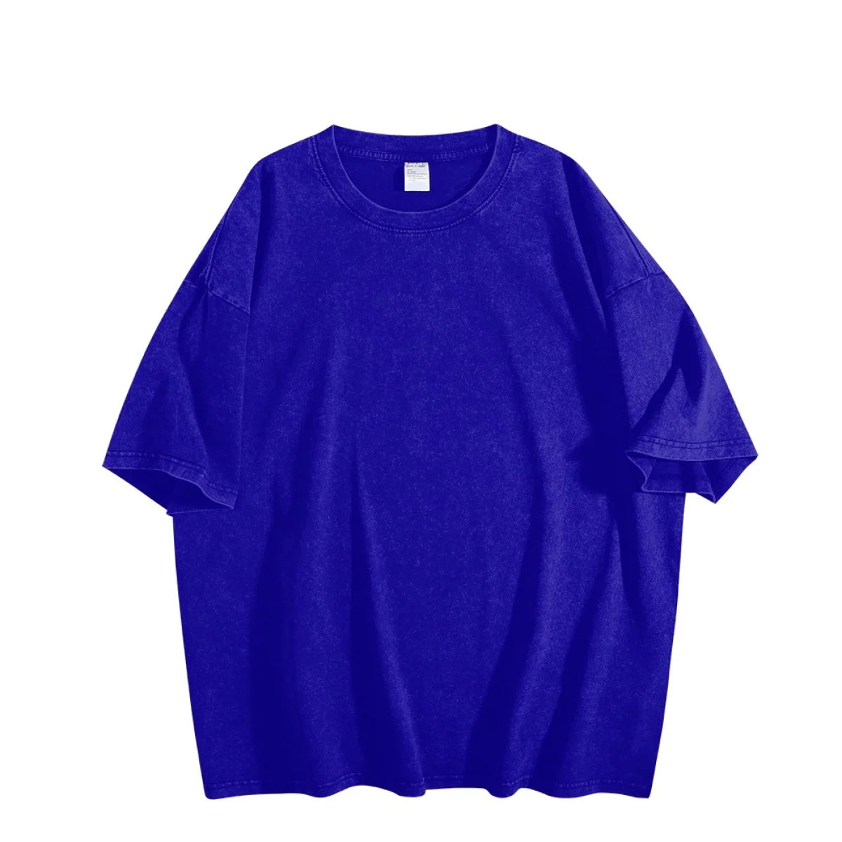 Made in USA Free Shipping  MOQ-1 3-Day Custom LOGO 2D Printing Washed 100%Cotton T-Shirt Snowflake Shirts Men's Oversize Shirts