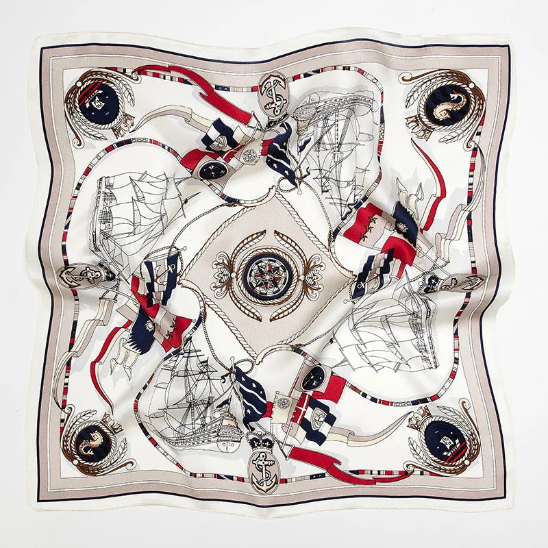 Suya Dream 100% REAL SILK Woman Silk Scarf 53x53cm Square Printed Scarves