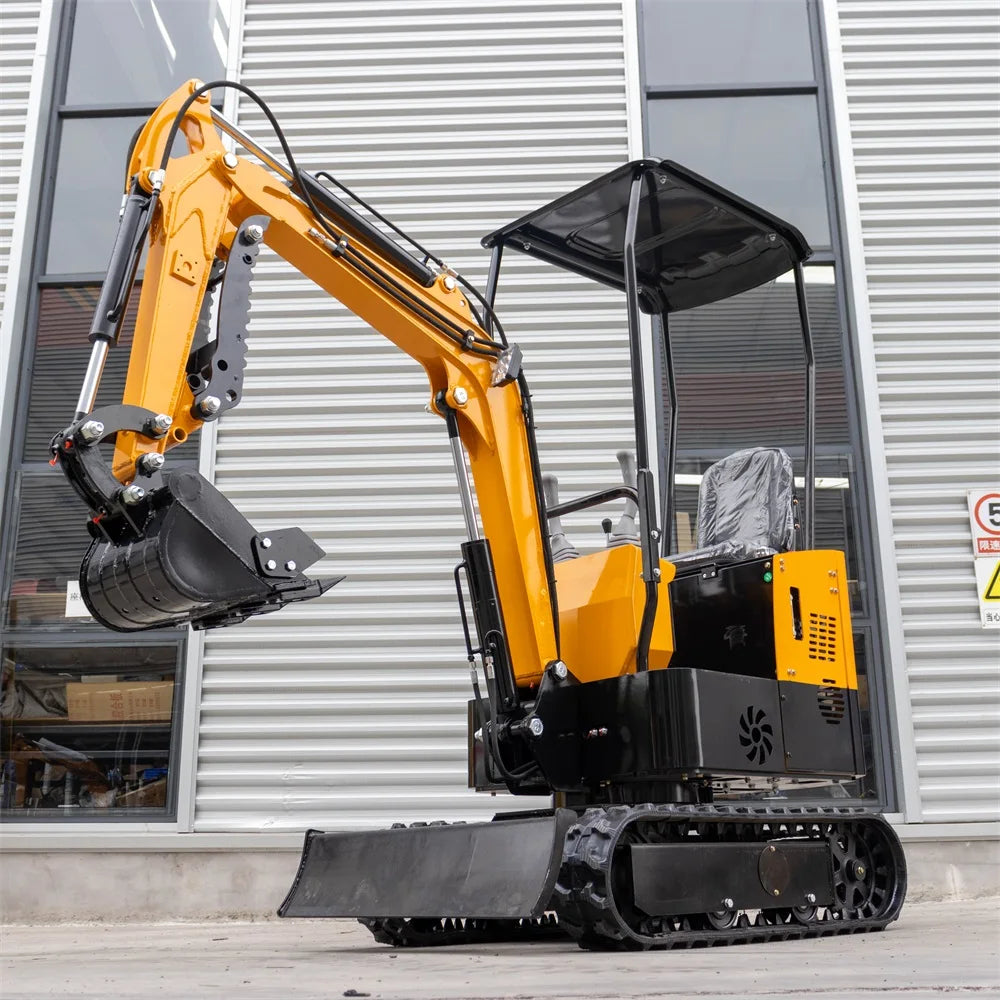 Free Shipping   Mini Excavator Brand New Small Digging Machine 1000kg CE EPA EURO 5 Mini Excavator Mini Digger