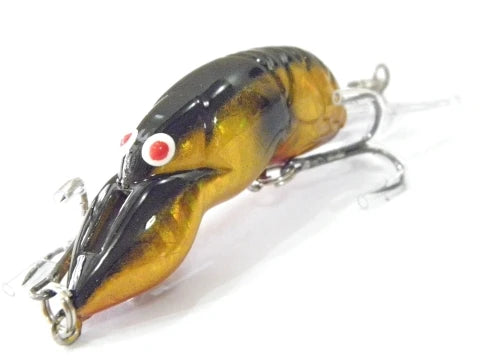 wLure Fishing Lures 10g 9cm Crawfish Insect Bait Deep Water Crankbait Tight Action in Water 2 #6 Treble Hooks C569