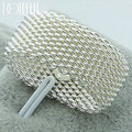 DOTEFFIL 925 Sterling Silver Interwoven Web Ring For Woman Fashion Charm Wedding Engagement Jewelry