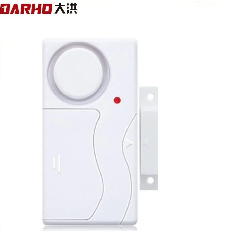 Darho Door Window Entry Security ABS Wireless Remote Control Burglar Alarm Magnetic Sensor Door Alert System Home Protection Kit