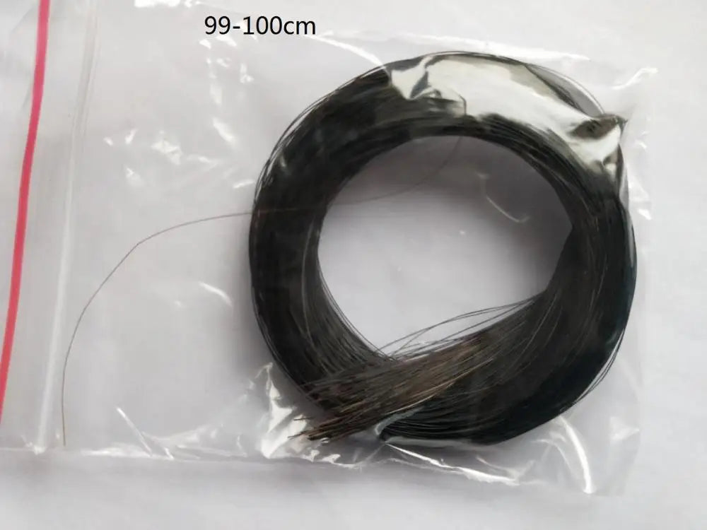 1 Beam Quality Violin Bow Hair 6 Grams Black Horse Hair or White Bow Hair Horse Tails