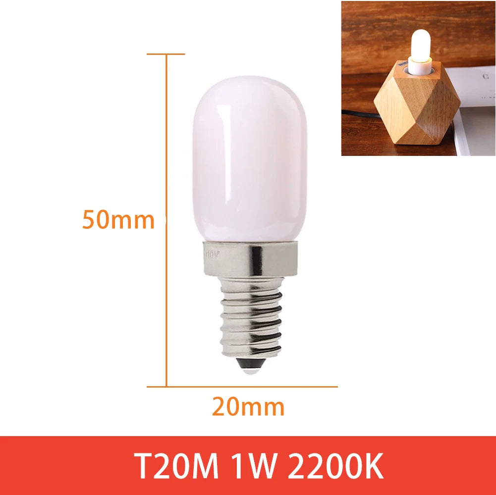 Ganriland Edison Led Candle E12 Light Bulb E14 Effect Dimmable Bulb C7 0.5W T22G 1W Home For Decor Lighting Ampoule Candle Bulb