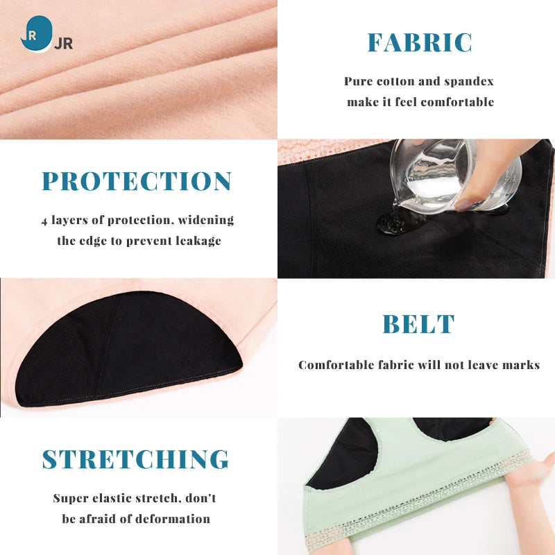 Custom 5 Layers Lace Hollow Out Postpartum Leakproof Waterproof Incontinence Absorbent Women Underwear Period Menstrual Panties