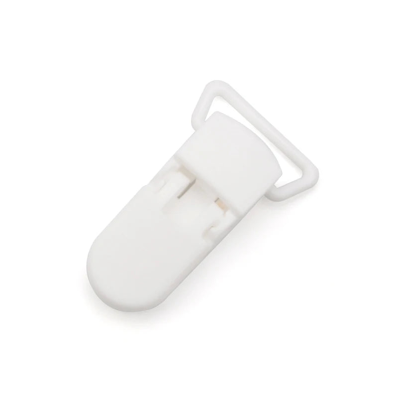 10pcs/lot Baby Nipple Plastic Clasp 20mm Colorful Silicone Beads Chain Making Accessory Feeding Tools For Infant Pacifiers Clip