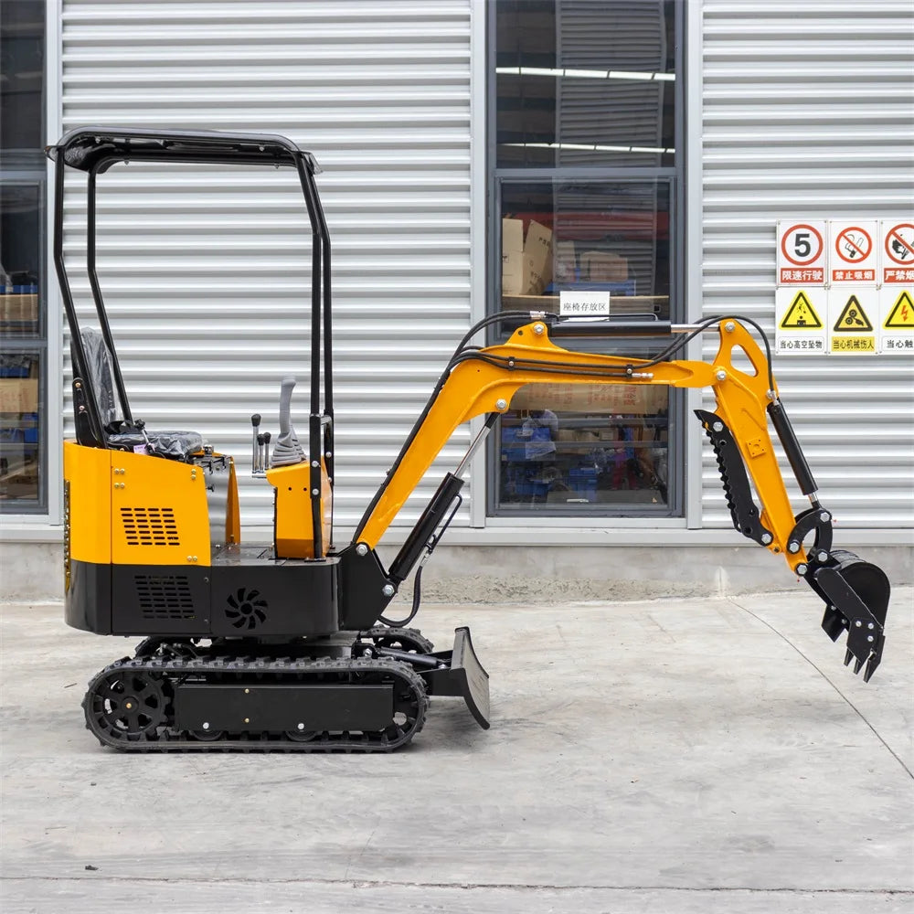 Free Shipping Arrived in Seven Days  Small Excavator 1Ton Hydraulic Crawler Micro Diggerr Bagger Customize New Excavator