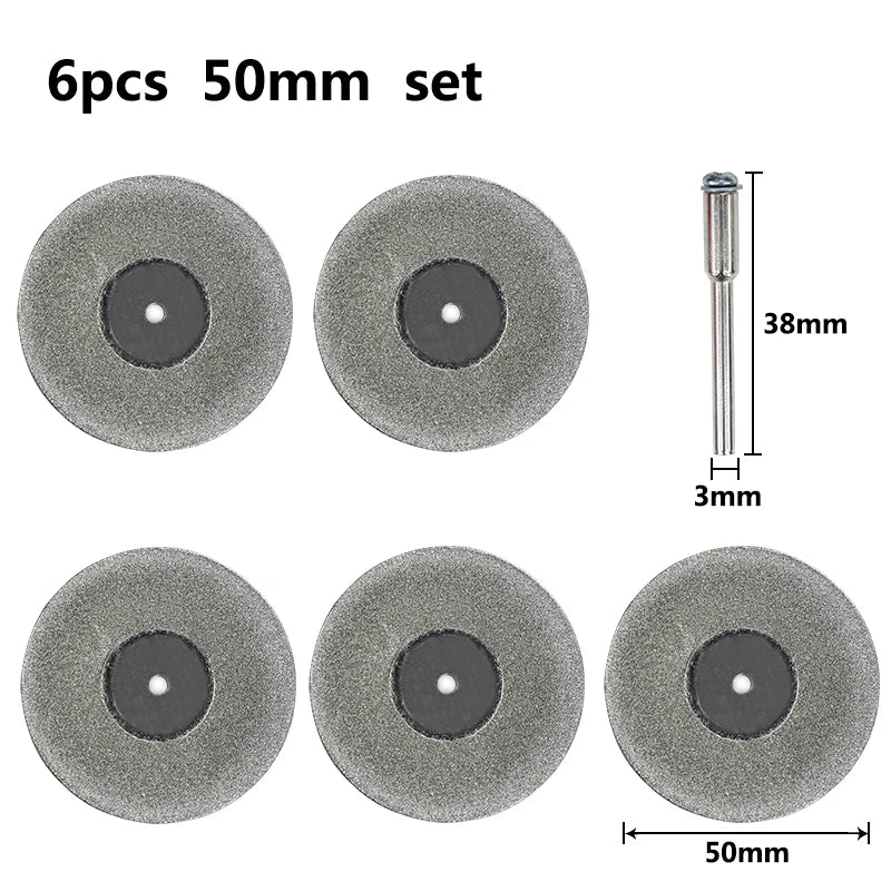 XCAN Mini Cutting Disc for Rotary Accessories Diamond Grinding Wheel Rotary Tool Circular Saw Blade Abrasive Diamond Disc