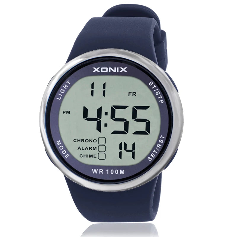 XONIX Classics Sports Watch Relogio Masculino Digital Diving Swimming Waterproof 100m Reloj Hombre Sumergible Wristwatch GJ