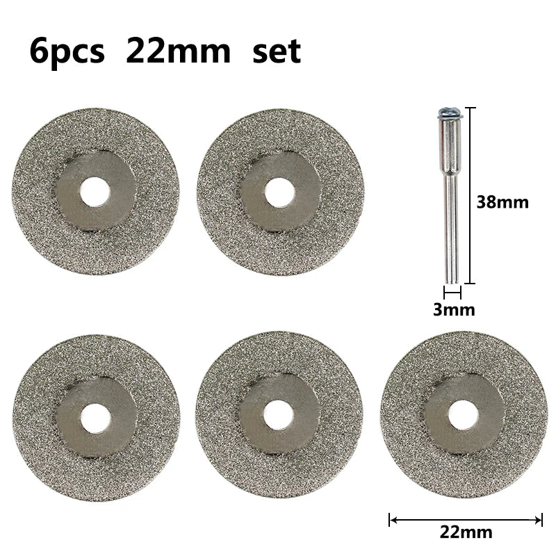 XCAN Mini Cutting Disc for Rotary Accessories Diamond Grinding Wheel Rotary Tool Circular Saw Blade Abrasive Diamond Disc
