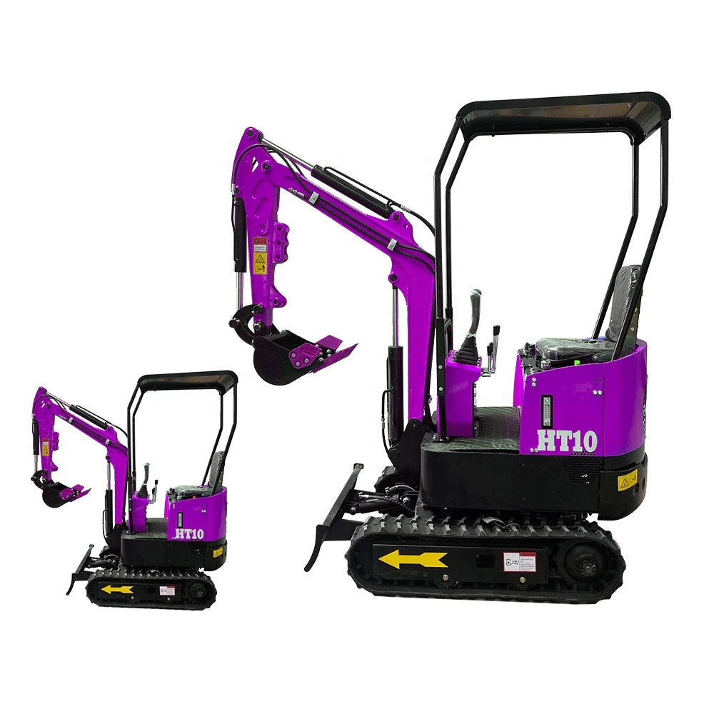 FREE SHIPPING HIGHTOP Landscaping Digging Machine Mini Excavator 1Ton  Small Excavator Fast Delivery in USA Warehouse