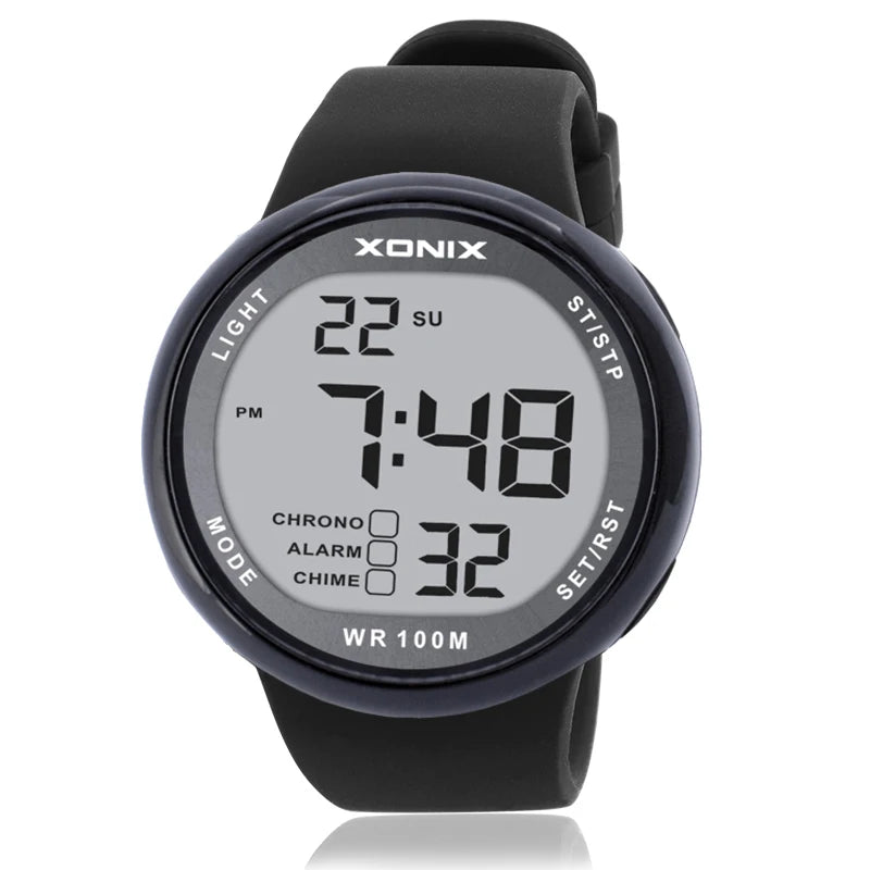 XONIX Classics Sports Watch Relogio Masculino Digital Diving Swimming Waterproof 100m Reloj Hombre Sumergible Wristwatch GJ