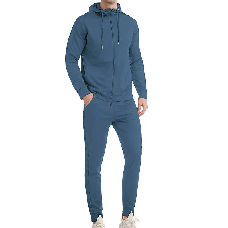 Free Shipping to the USA Fashion Men Sports Comfort Wear Traje Deportivo Tracksuits Soft Breathable Tracksuit Sets for Men