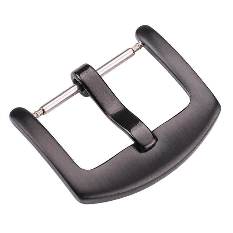 Metal Watch Band Buckle 16 18 20 22 24mm Men Watchband Strap Silver Black Gold Stainless Steel Clasp Accessories
