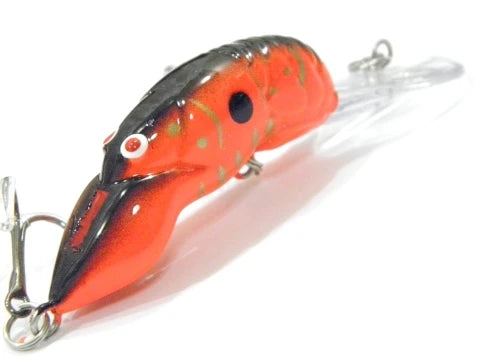 wLure Fishing Lures 10g 9cm Crawfish Insect Bait Deep Water Crankbait Tight Action in Water 2 #6 Treble Hooks C569
