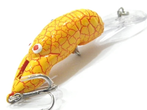 wLure Fishing Lures 10g 9cm Crawfish Insect Bait Deep Water Crankbait Tight Action in Water 2 #6 Treble Hooks C569