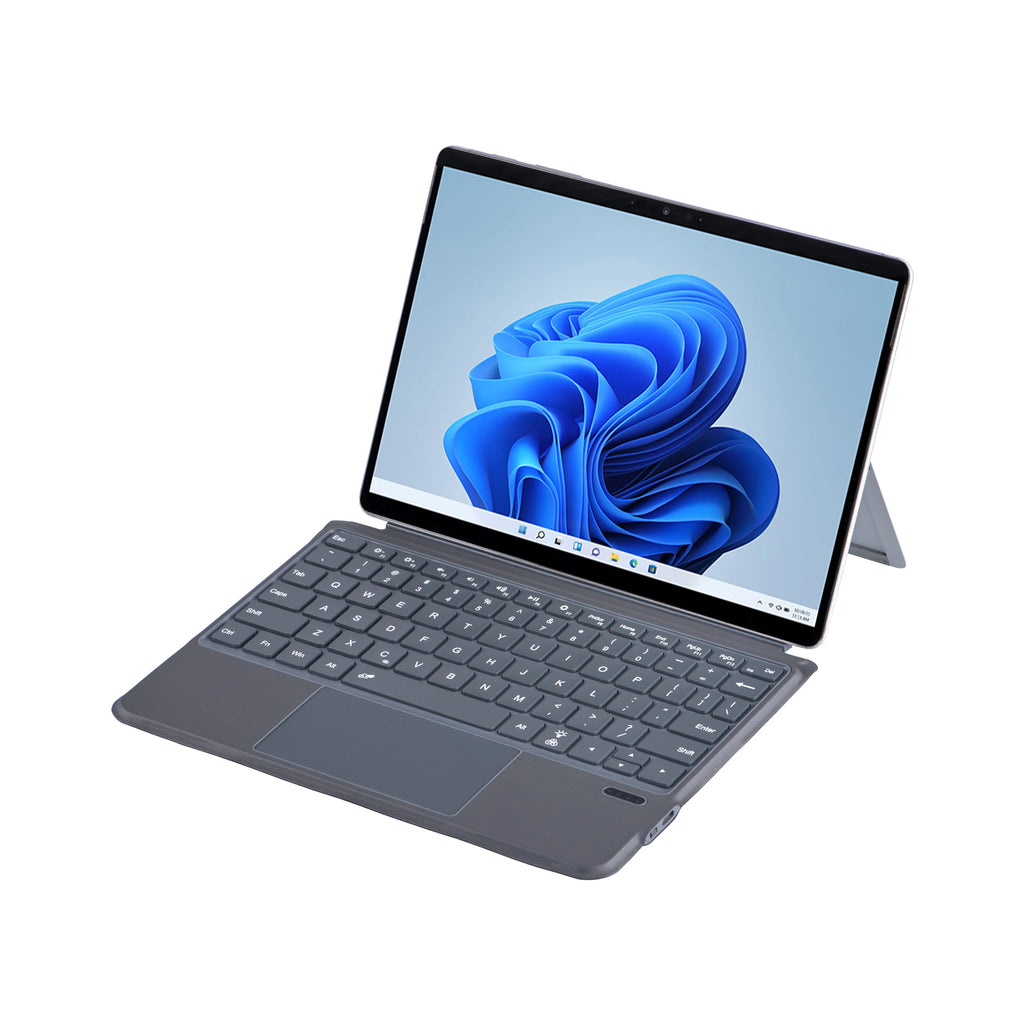 Wireless 10" Magnetic Scissor-Style USB-C 7-RGB Backlit Full Size Keyboard for Surface Go3 Tablet New for Office