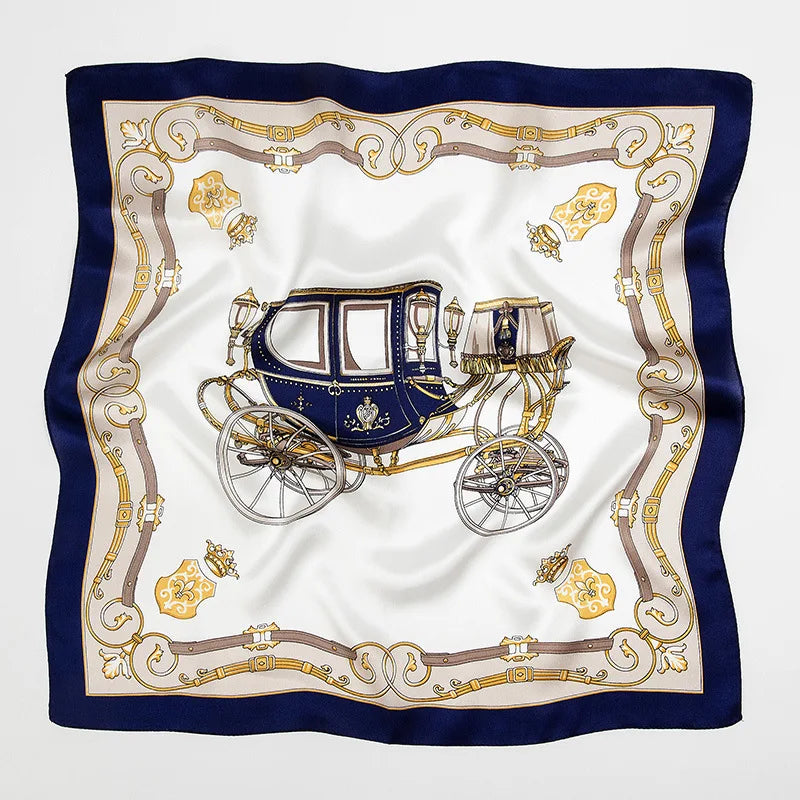 Suya Dream 100% REAL SILK Woman Silk Scarf 53x53cm Square Printed Scarves