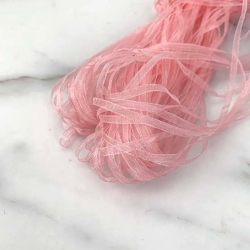 (40 meters/lot) 3mm organza ribbons wholesale gift wedding Christmas decoration wrapping lace