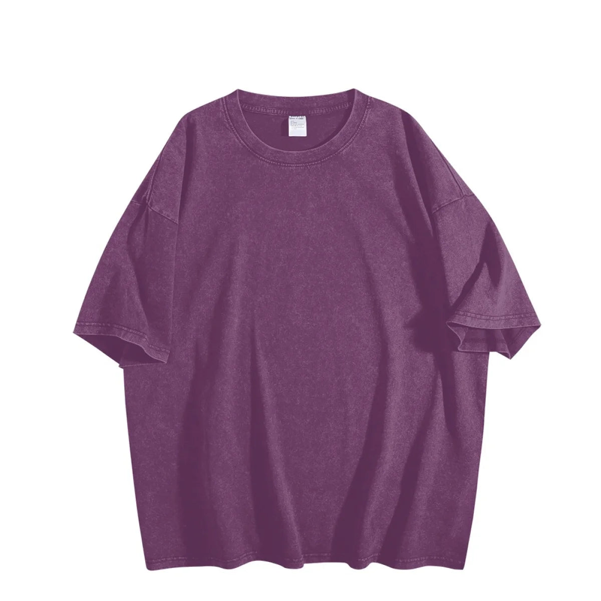 Made in USA Free Shipping  MOQ-1 3-Day Custom LOGO 2D Printing Washed 100%Cotton T-Shirt Snowflake Shirts Men's Oversize Shirts