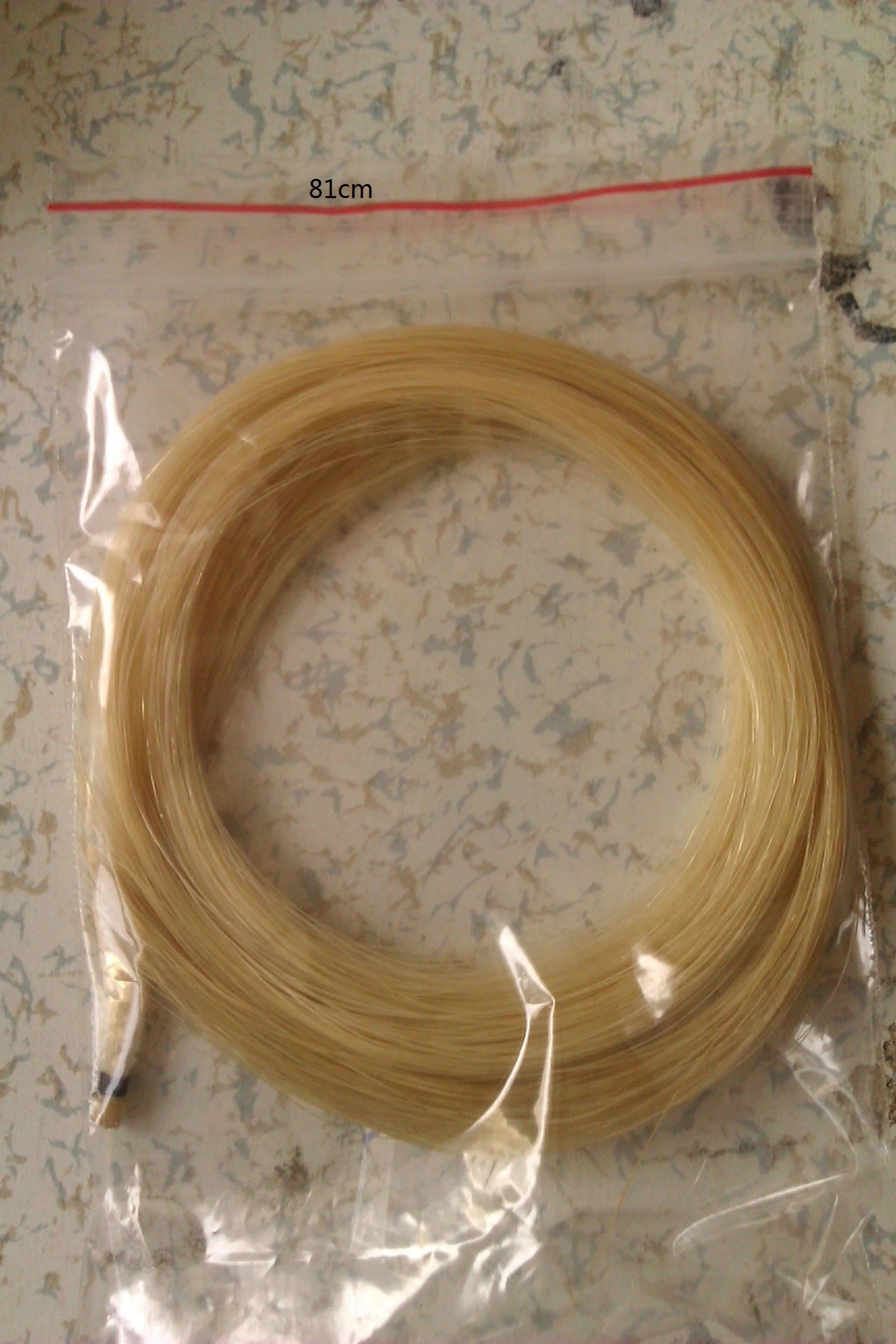 1 Beam Quality Violin Bow Hair 6 Grams Black Horse Hair or White Bow Hair Horse Tails