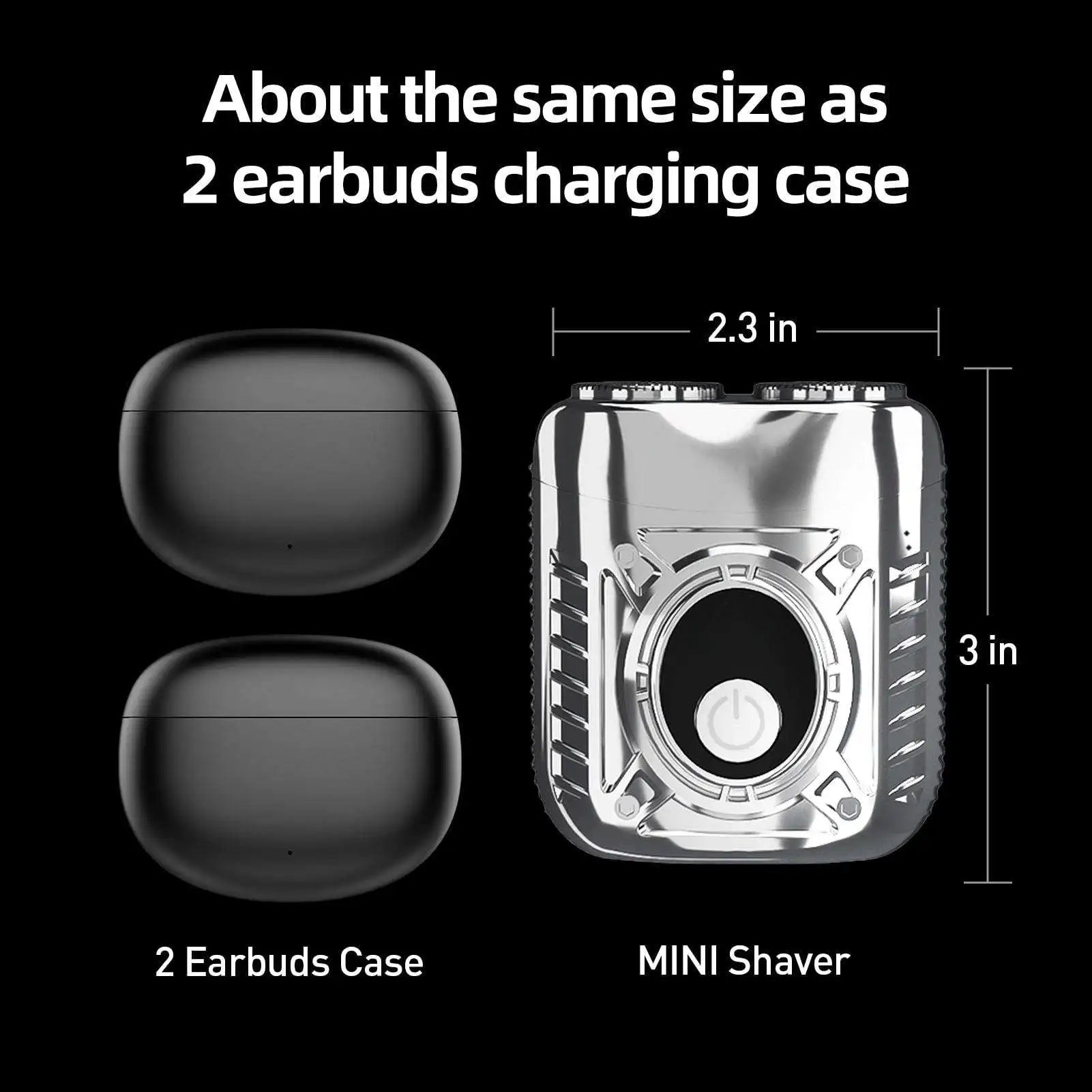 Eu Us in Stock Electric Shavers Premium Mini Electric Razor Free Shipping Metal Men Face Razor