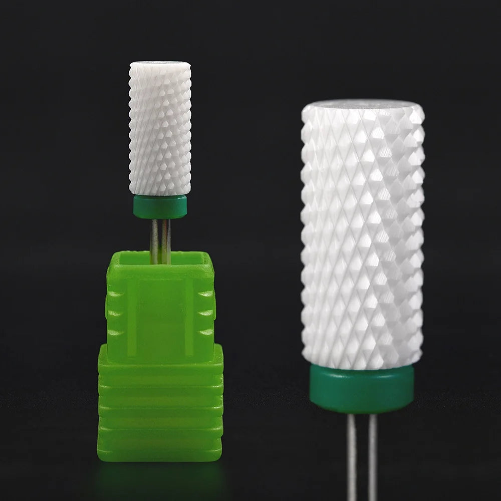 KADS Ceramic Carbide Nail Drill Bit 3/32" Electric Ceramic Cutter Nail File Manicure Pedicure Machine Tool Milling Cutters