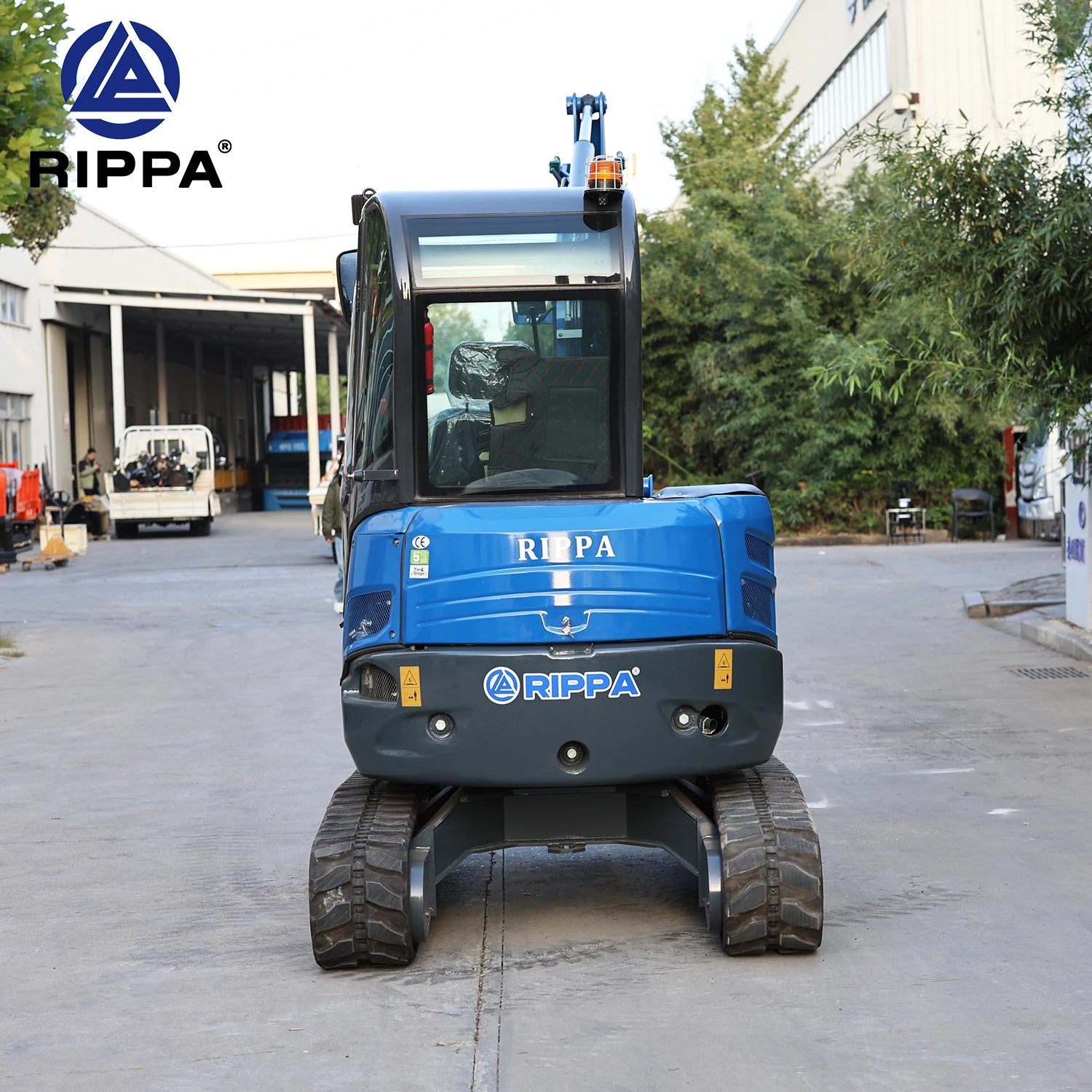 Free Shipping Rippa Mini Excavator Miniature Digger Swamp Bagger 3 Ton 3.5 Ton EPA Excavator With Closed Cabin