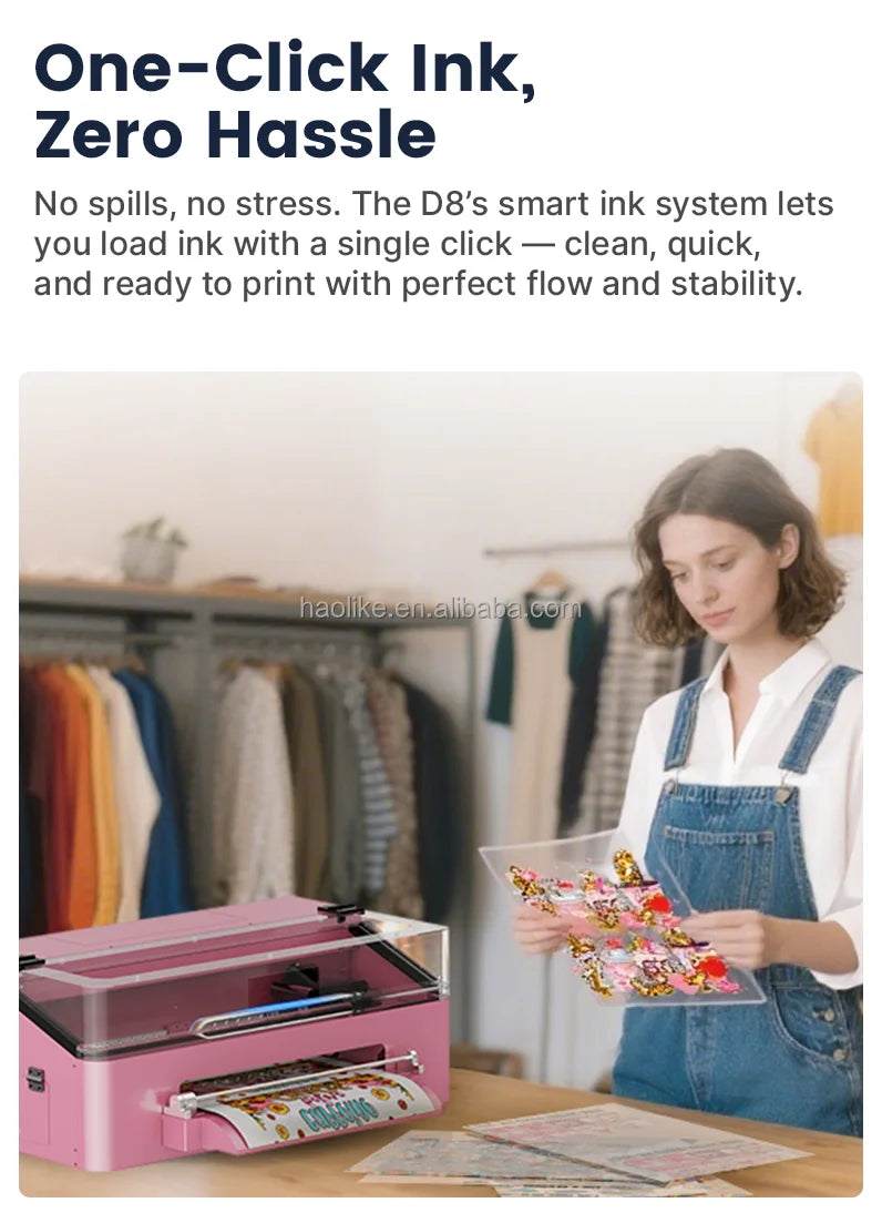 Good Price Haolic Compact A3 DTF Printer And Oven all in one dtf printer Paper Free Shipping To US For Any Textile T-shirt