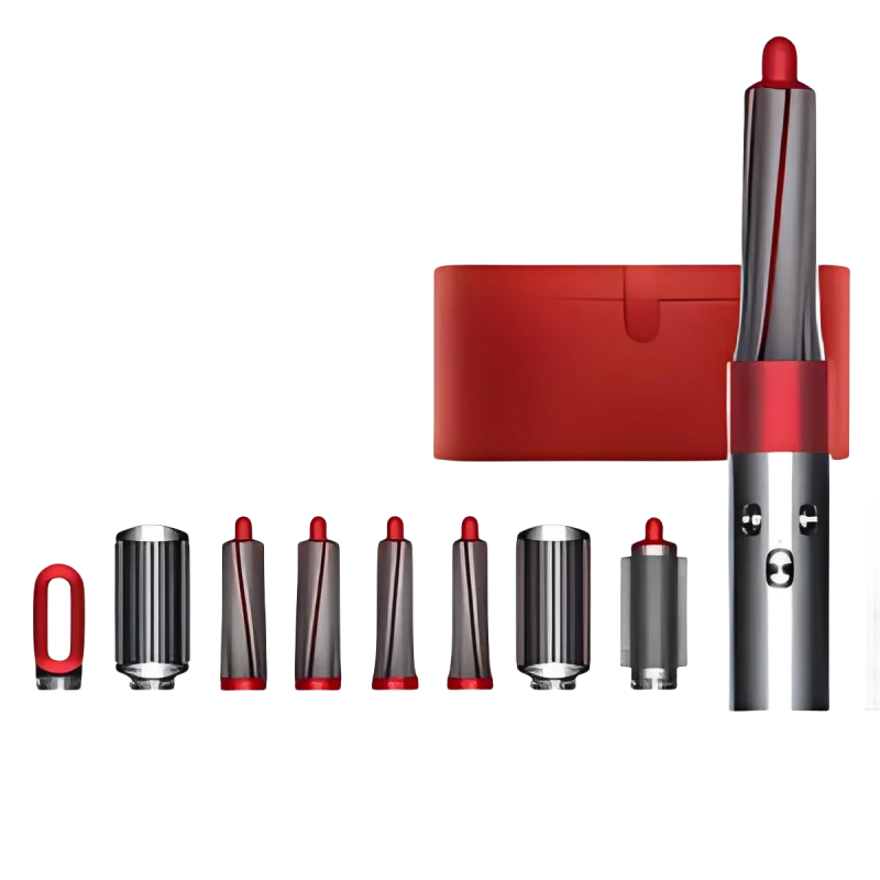 US Warehouse Price HS05 Complete Long Version 8 in 1 Accessories Hair Curler Iron Hair Straightener HS08 HT01