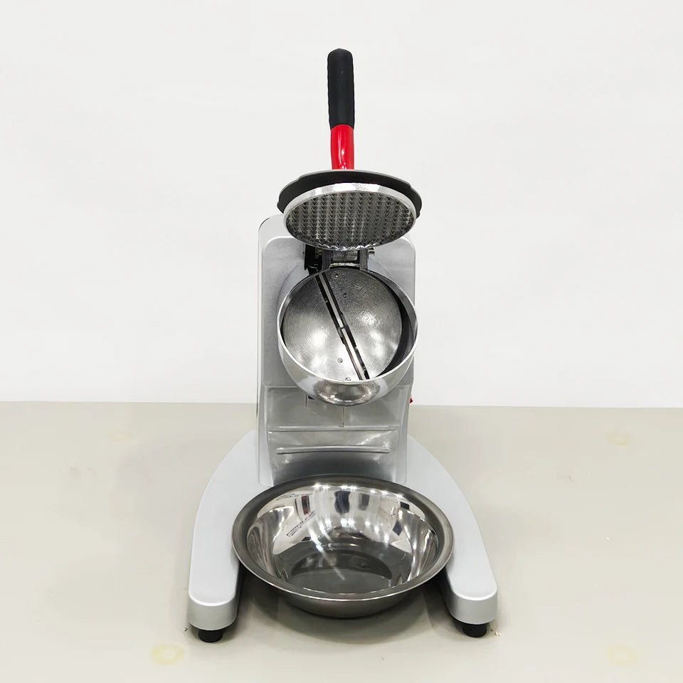 HK300F Electric Snow Cone Shaved Ice Crusher Maker Durable with Safety Cover