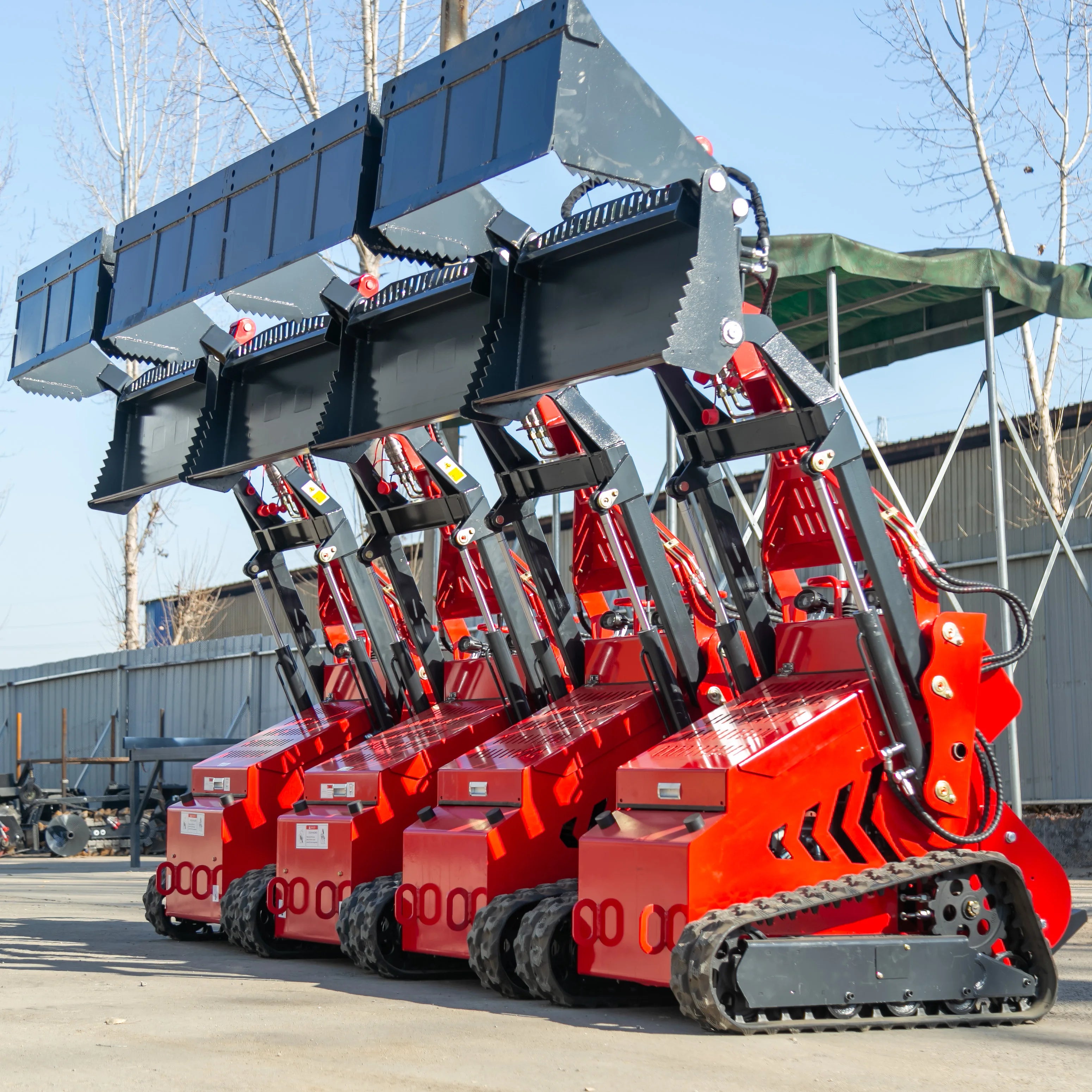 High Quality 450kg Crawler Skid Steer Loader USA in Stock Free Shipping Within 3 Days Delivery EPA CE Engine