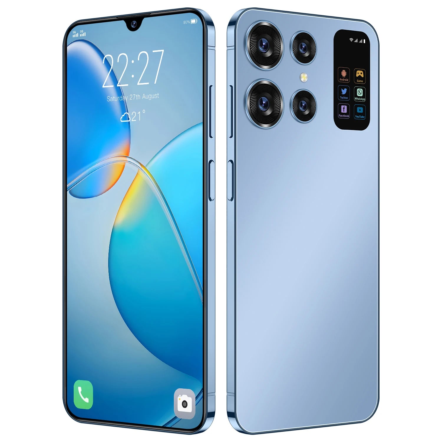 S24 Ultra 5G Android Smartphone 7 Inch Full Display 48MP+108MP Dual Camera Face Unlock 16GB+512GB Free Shipping