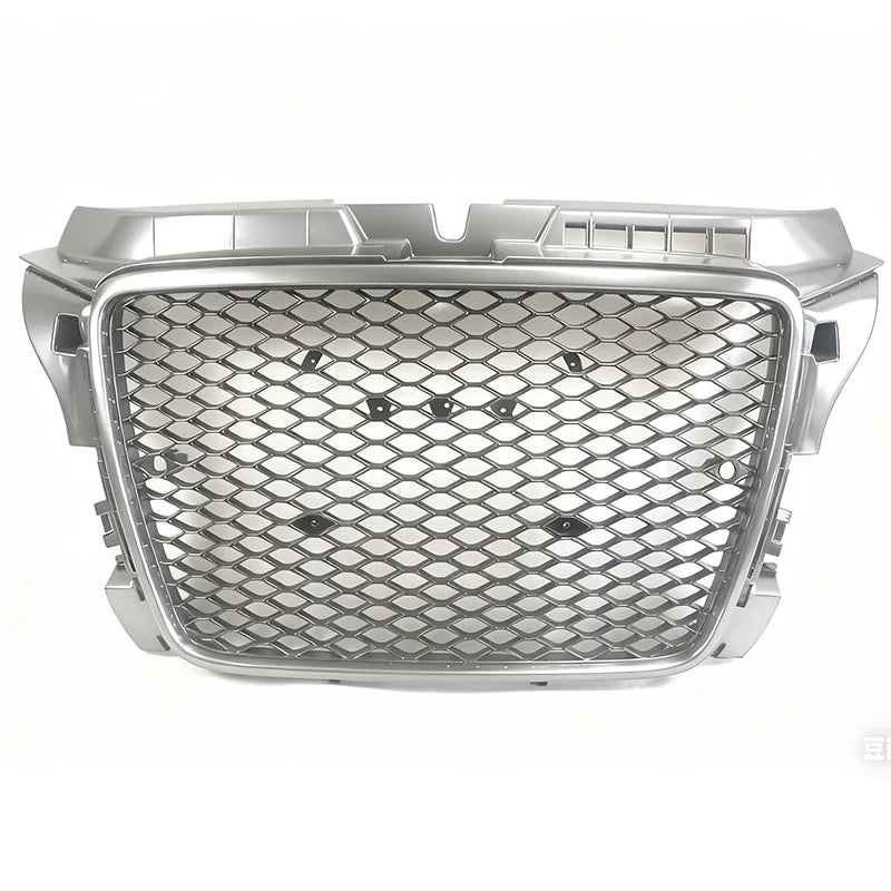 Free Shipping RS3 Style Gloss Black Honeycomb Front Grill for Audi A3 S3 8P.5 2008 2009 2010 2011 2012 Grille