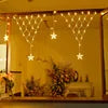 Hot Selling Factory Direct Wholesale Outdoor Multi Mini Icicle Curtain Lights Christmas Luces Navida
