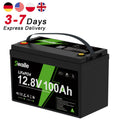 Swalle Free Shipping 12.8V 12V 50Ah 100Ah 200Ah 300Ah Battery Pack Lifepo4 Solar System RV ElectricCar Scooter Motorcycle Boat