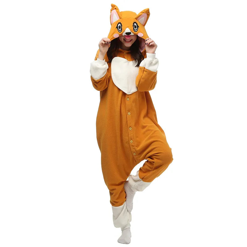 Blue Stitch Kigurumi Animal Adults Cat Bear Shark Onesies Pajama Raccoon  Costumes Dragon Jumpsuit Christmas